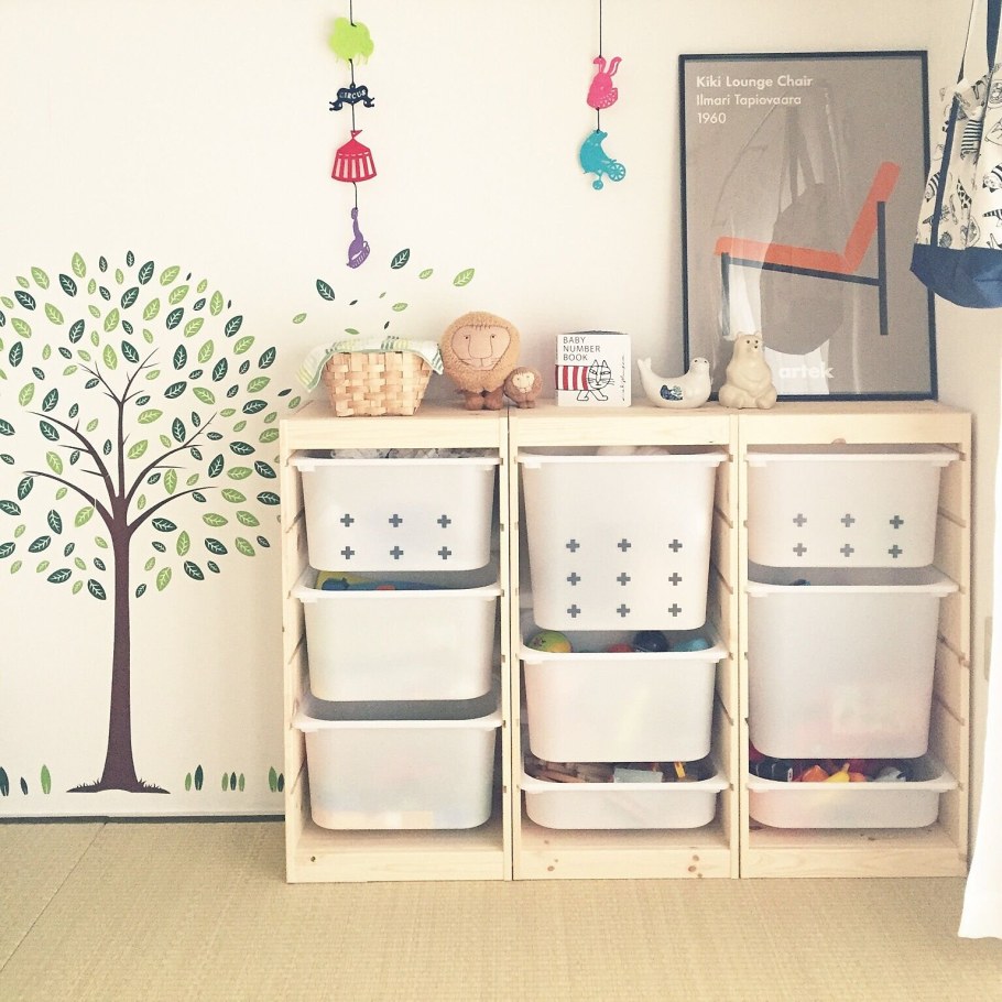 ТРУФАСТ икеа в интерьере детской