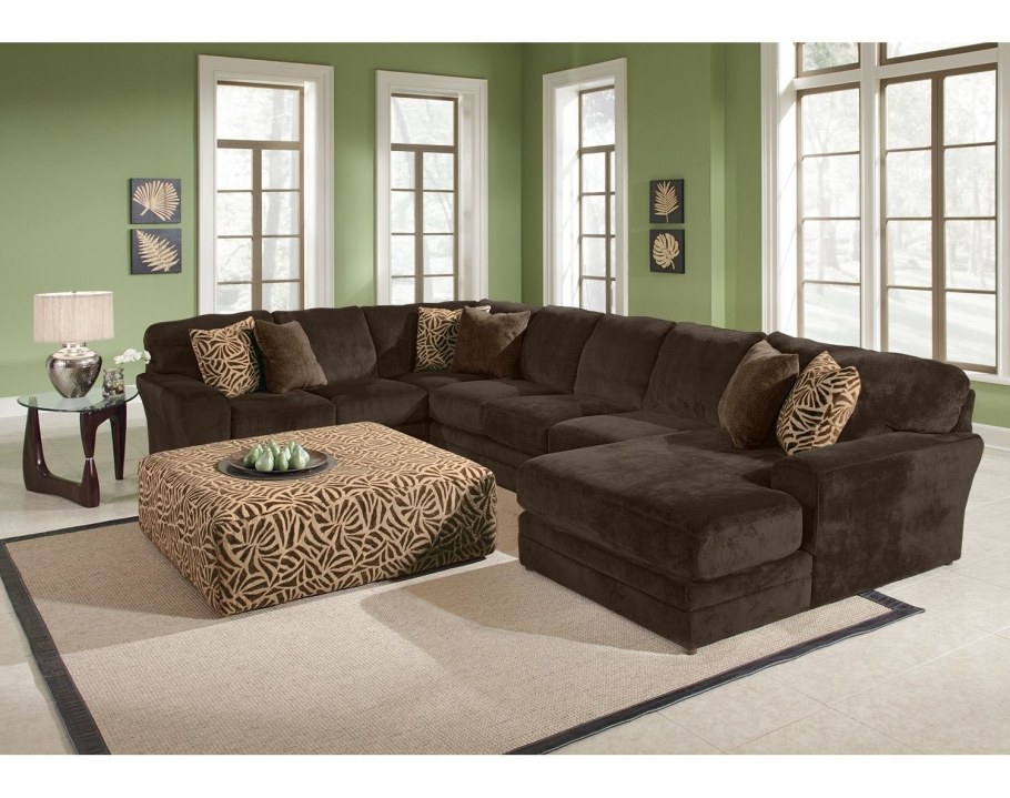 Угловой диван цвет шоколад