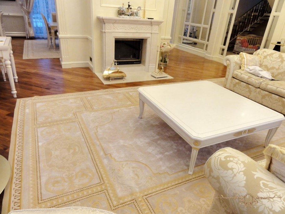 Ковры для гостиной в классическом стиле