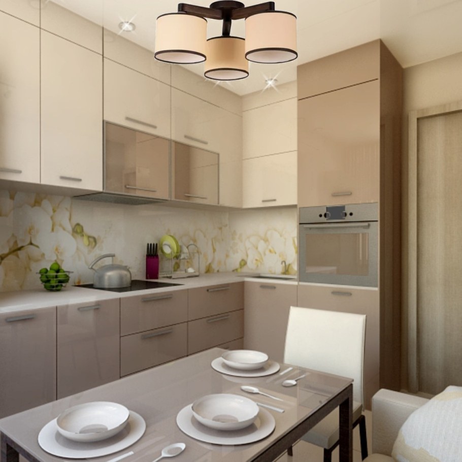 Кухня 9 кв м в панельном доме