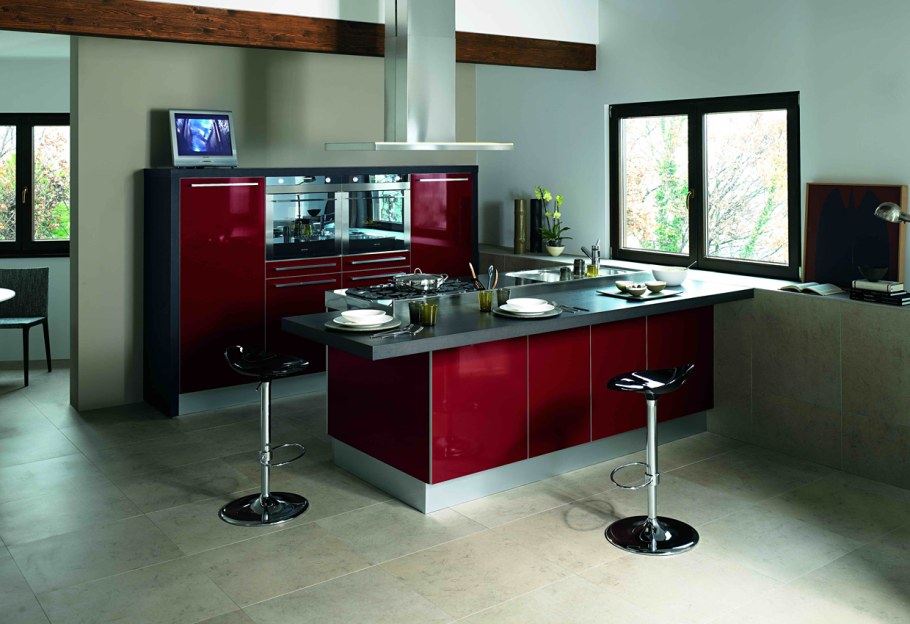 Кухни с барной стойкой