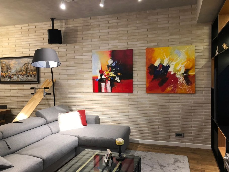 Интерьерная живопись в стиле лофт