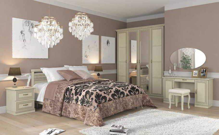 Спальня Адажио Ангстрем цвет Валенсия