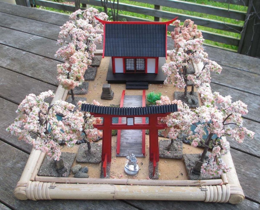 Японский сад в миниатюре