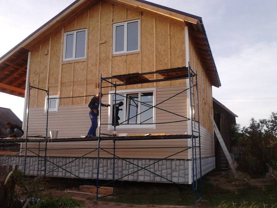 Отделка дома снаружи