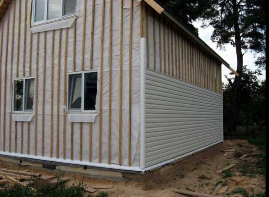 Обрешетка под сайдинг виниловый