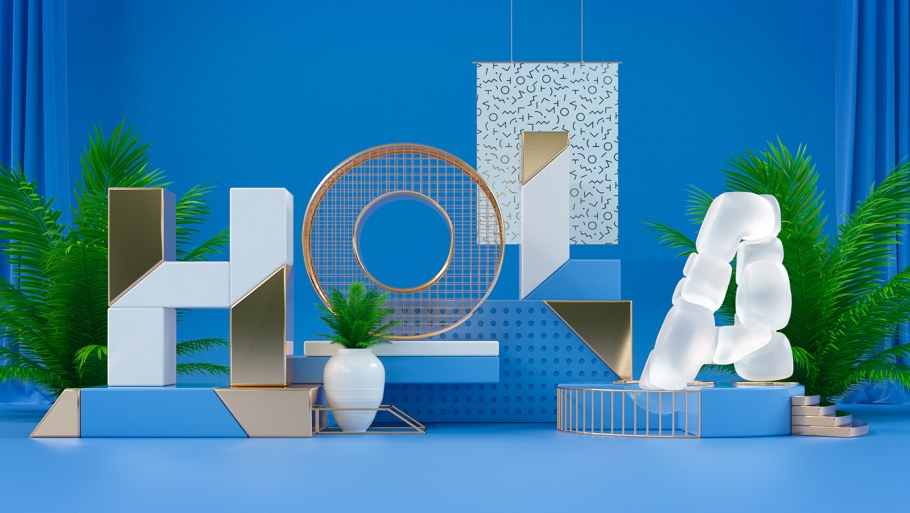 Абстрактная композиция 3d