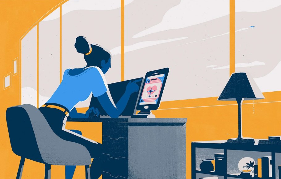 Графический дизайнер рисунок