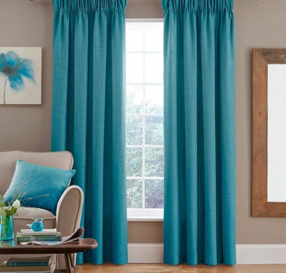 Шторы Верди морская волна