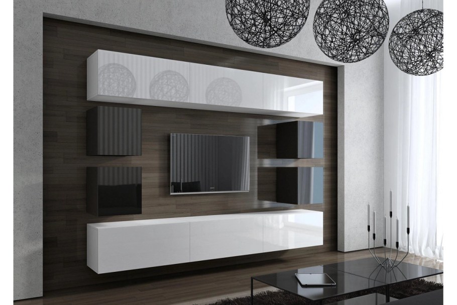 Стенка Купертино Нью 2 белая