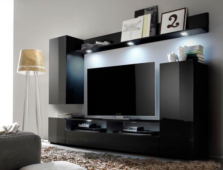 Стенка Самба 3 Модерн глянцевый МДФ