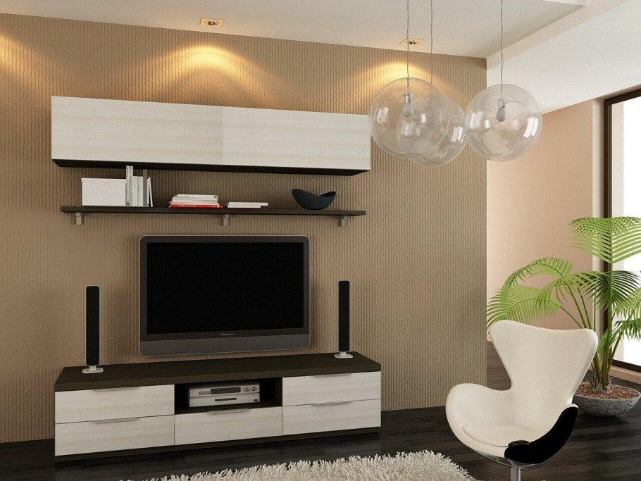 Стенка в гостиную в современном стиле