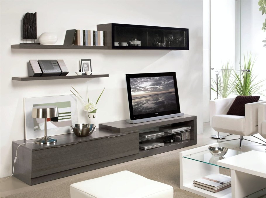 Стенка под ТВ В современном стиле