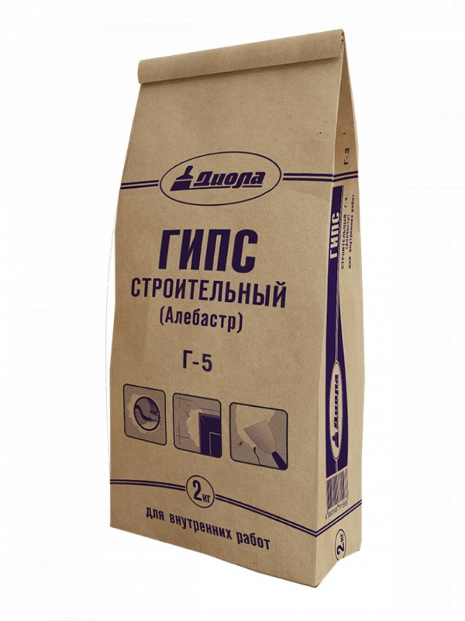 Гипс строительный (30кг) / алебастр гипс строительный (30кг)