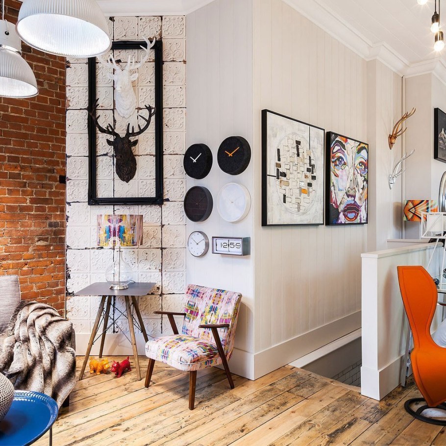 Гостиная в стиле максимализм