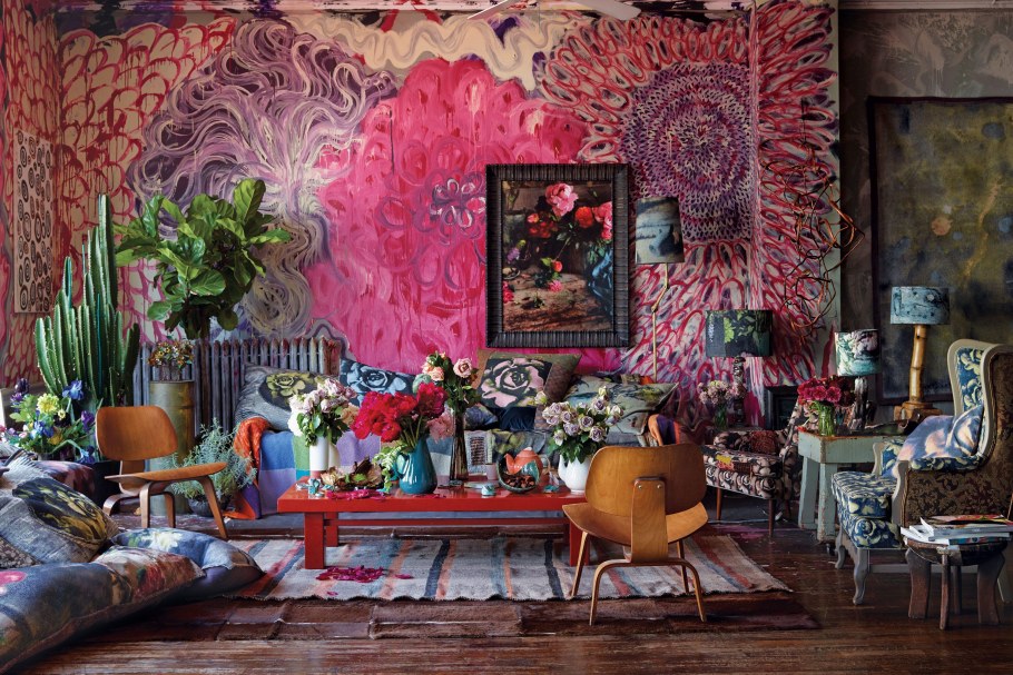 Интерьер в стиле Богема буржуа