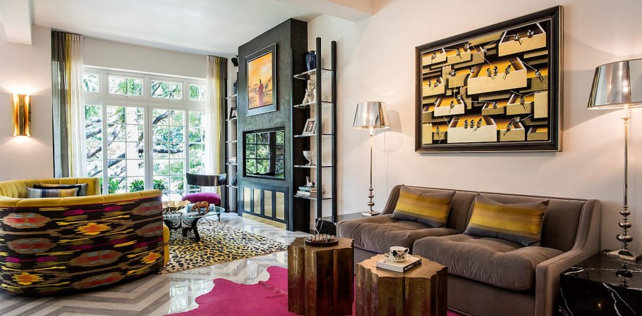 Гостиная максимализм