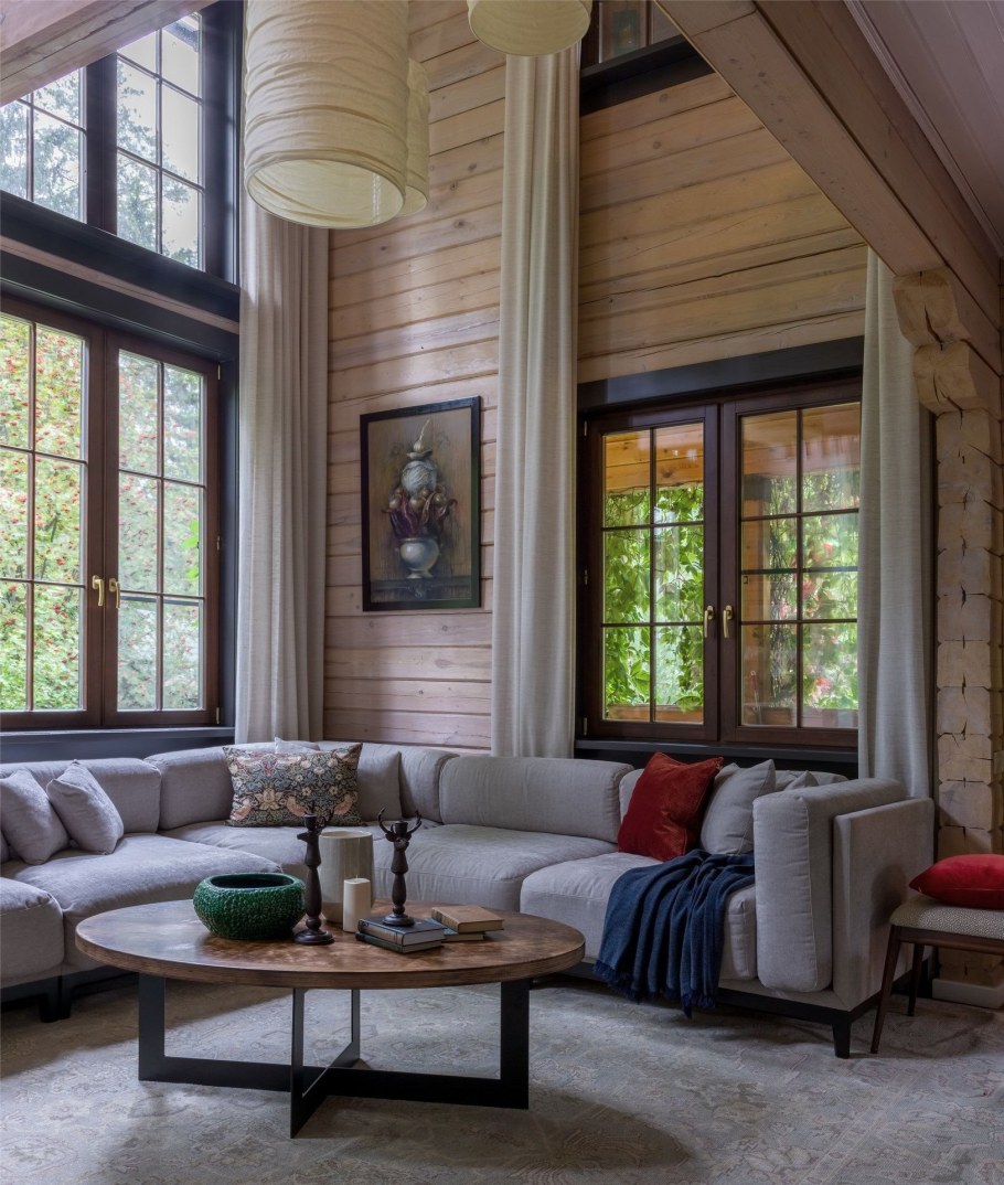 Дом из клееного бруса интерьер