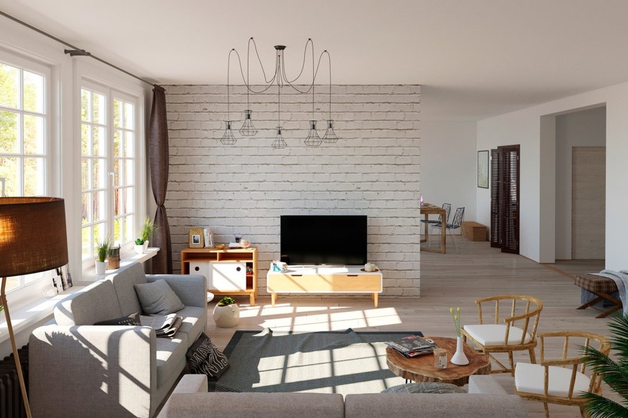 Скандинавский стиль в интерьере