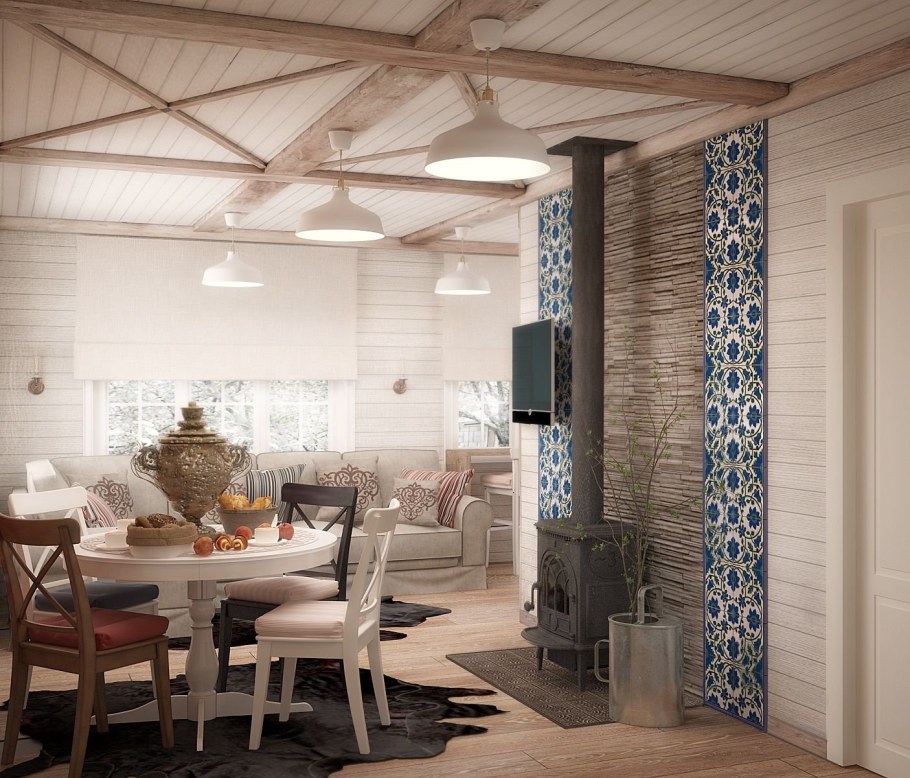 Дача в стиле Сканди