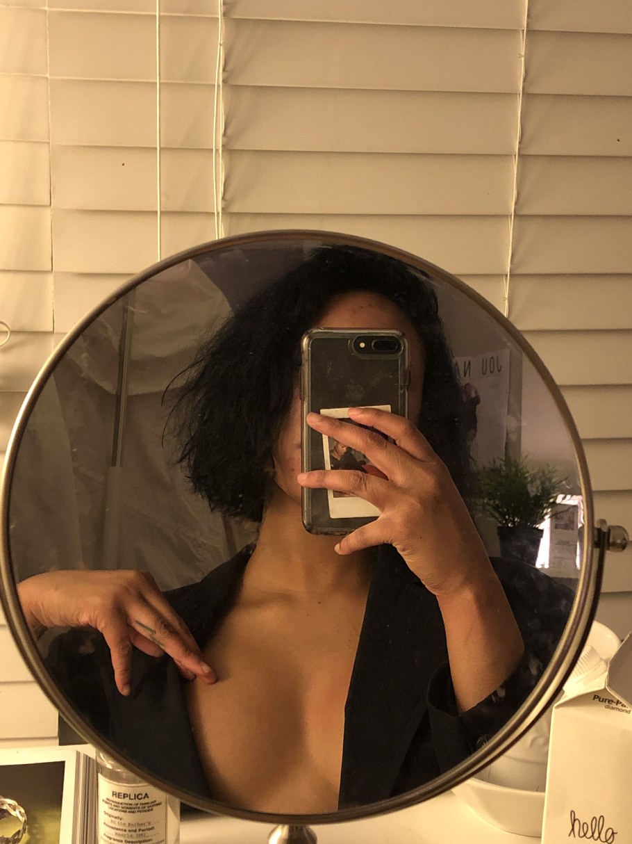 Круглое селфи зеркало