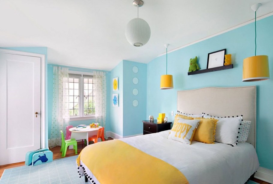 Сочетание цветов в интерьере детской комнаты