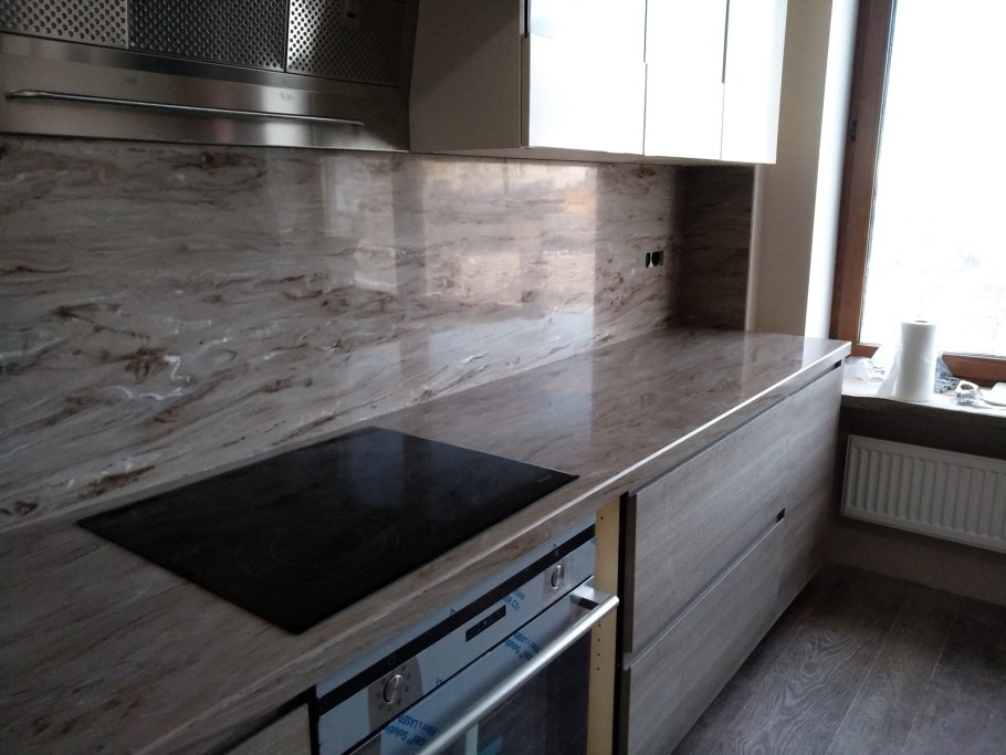 Альберика столешница Скиф в интерьере