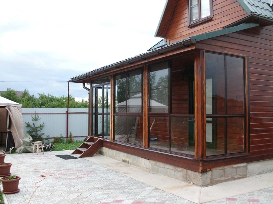 Rehau остекление веранды