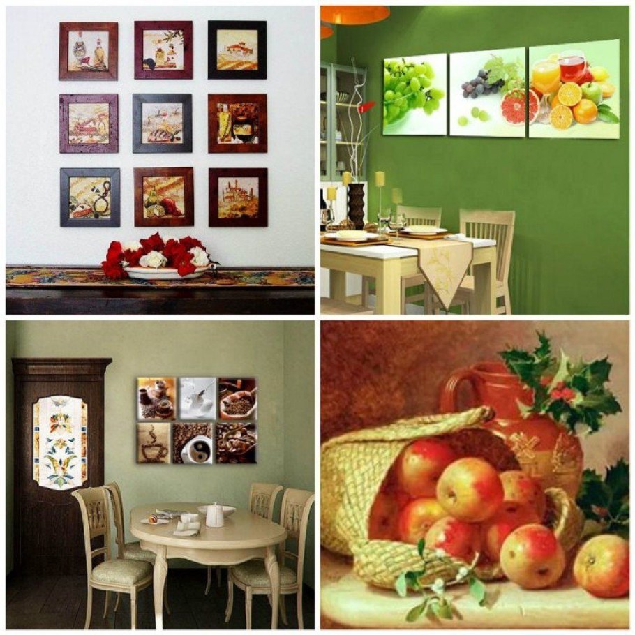 Картины на кухню современные в интерьере