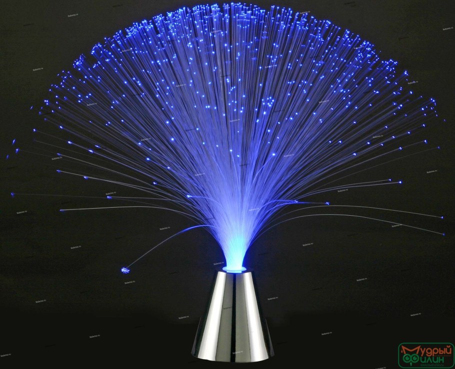 Оптоволоконный светильник фонтанчик света