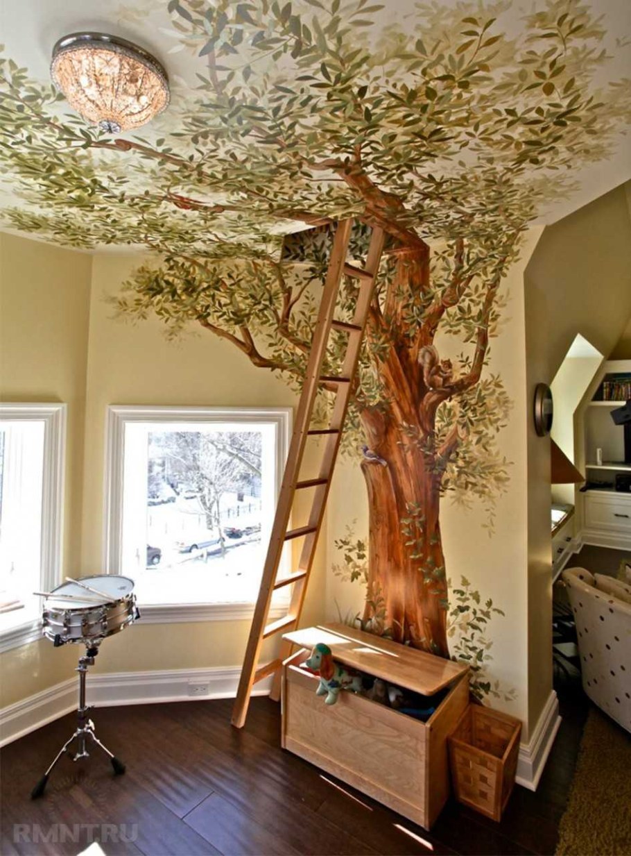 Оригинальный декор стен