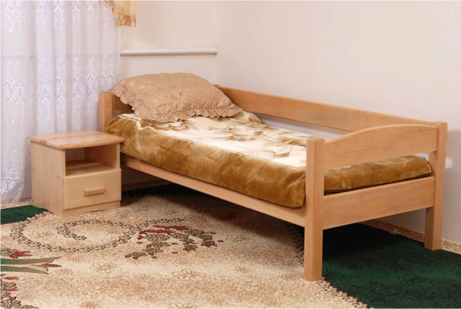 Кровать односпальная 80х190 дерево Паола