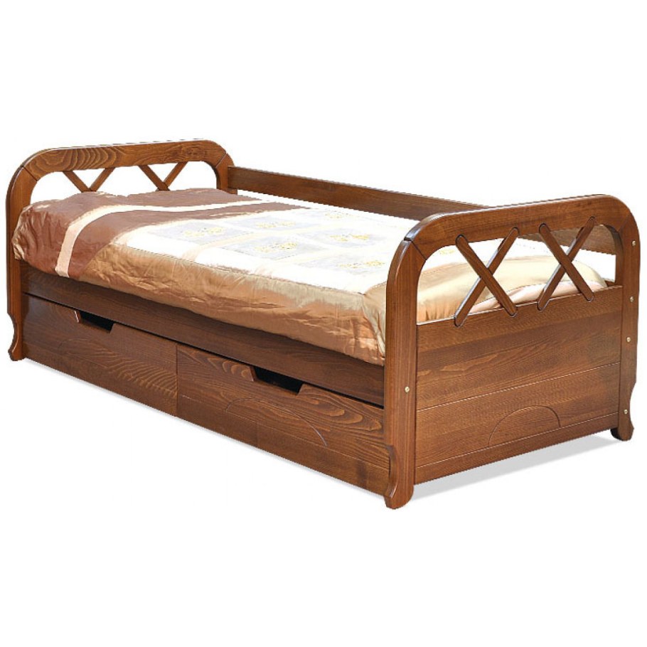 Кровать Адмирал 80х200 бук