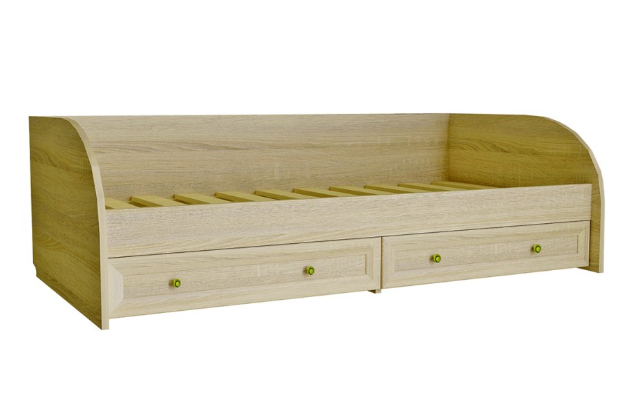 Кровать береста 9.02 с ящиками 900x1900