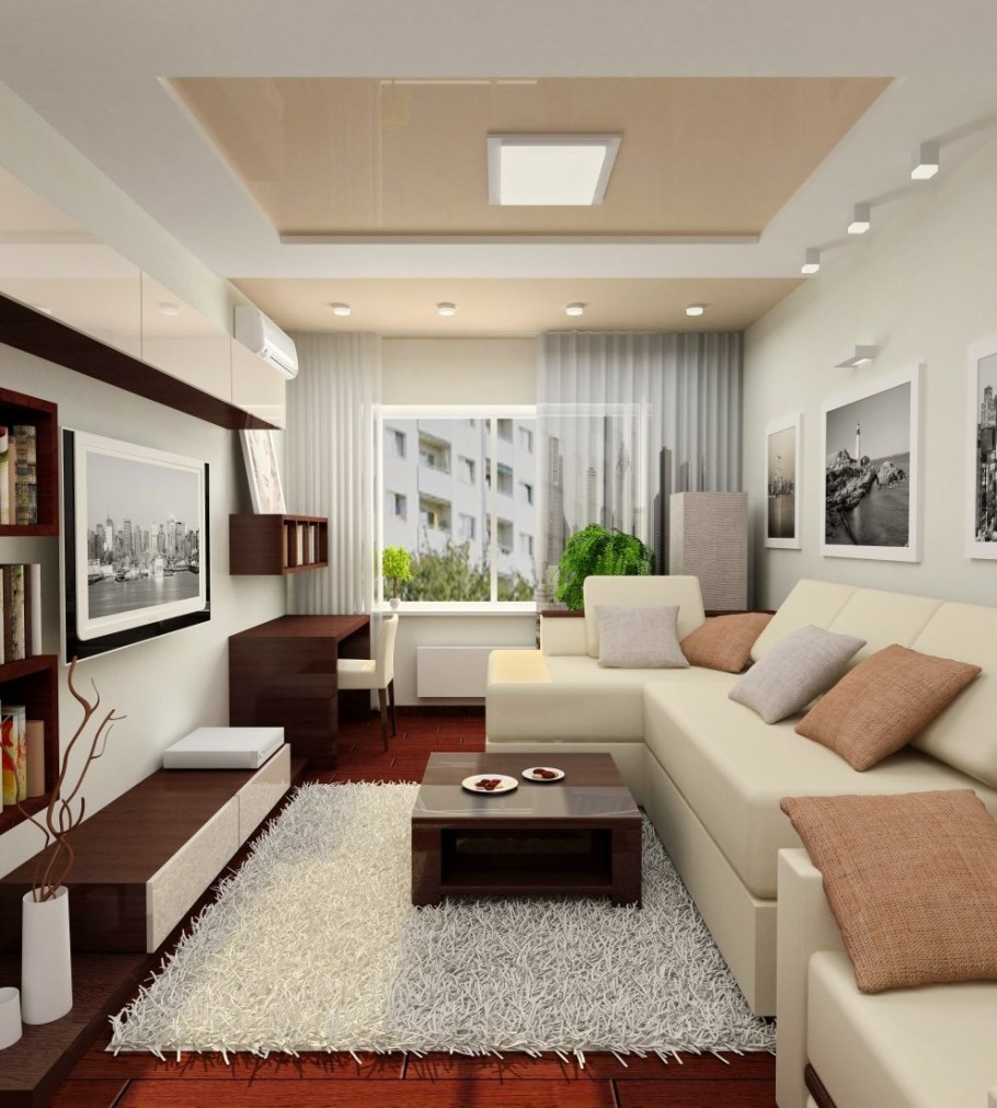 Дизайнерские проекты гостиной