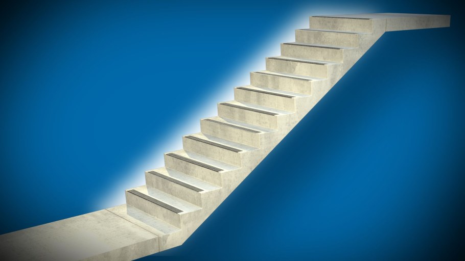 Бетонная лестница