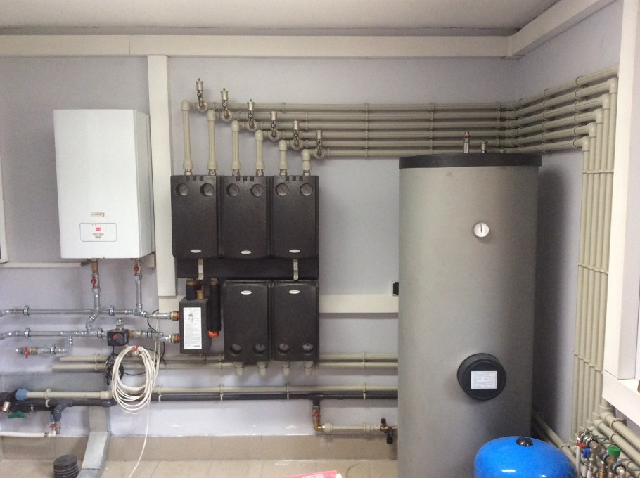 Отделка котельной