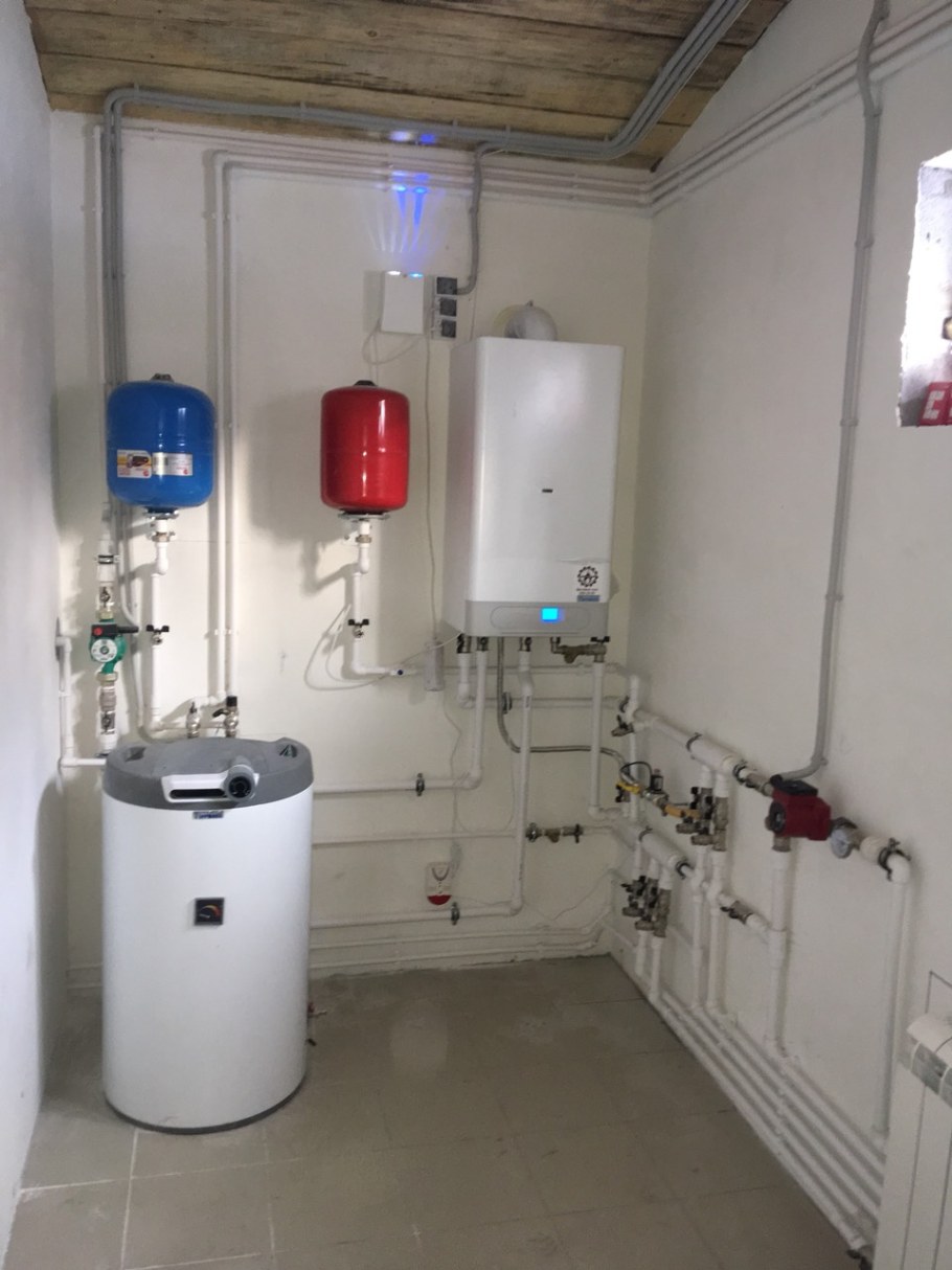 Отделка котельной