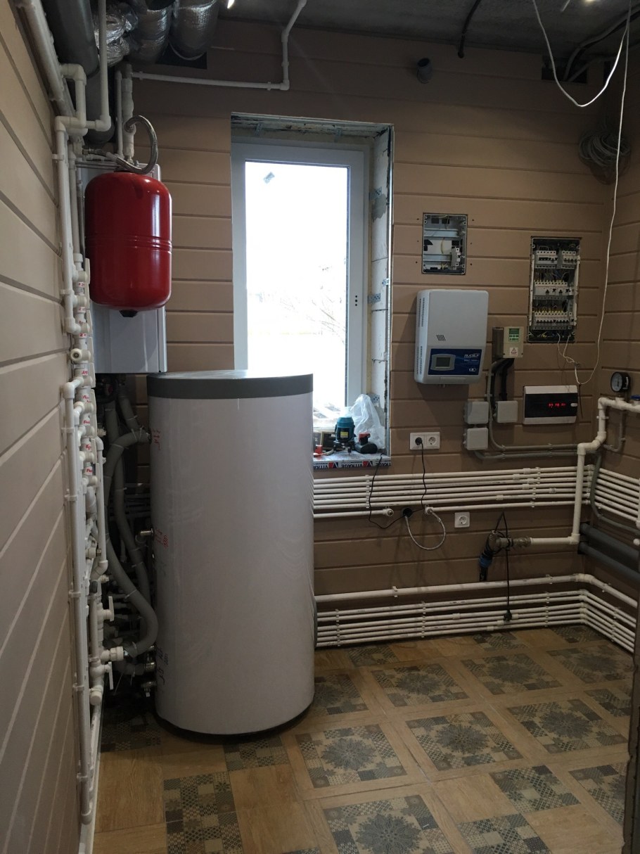 Отделка котельной