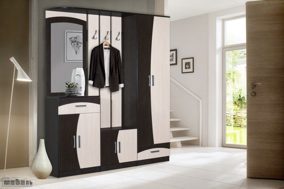 Прихожая Грация-1 (дуб белфорт/венге)