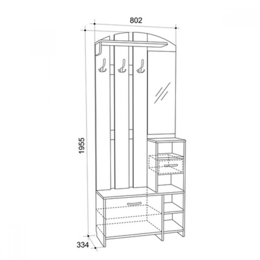 Прихожая Mebelson Мила