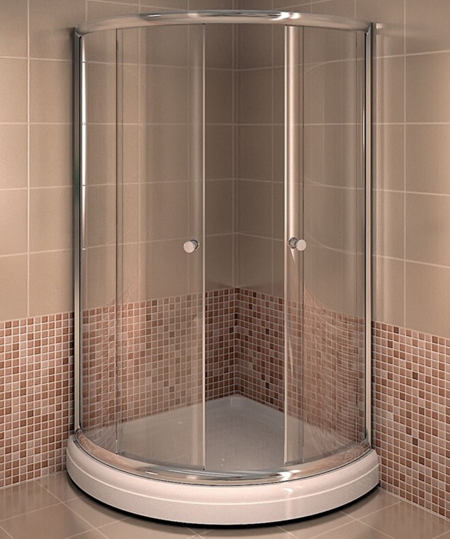 Душевое ограждение 110-110 пятиугольное