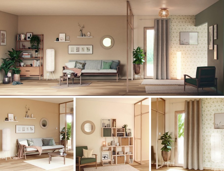 Леруа Мерлен интерьеры гостиной