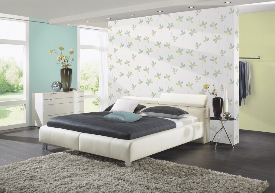 Обои из Леруа в спальню