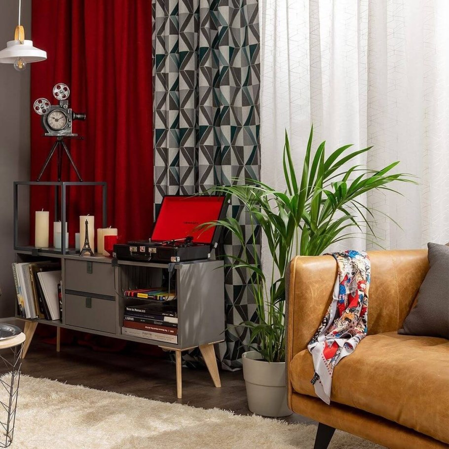 Шторы Леруа Мерлен в интерьере