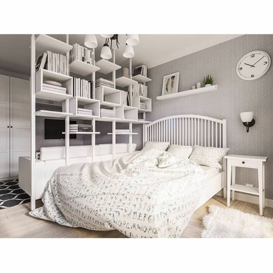 Спальня в стиле икеа