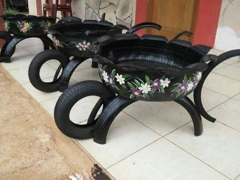 Мебель из покрышек