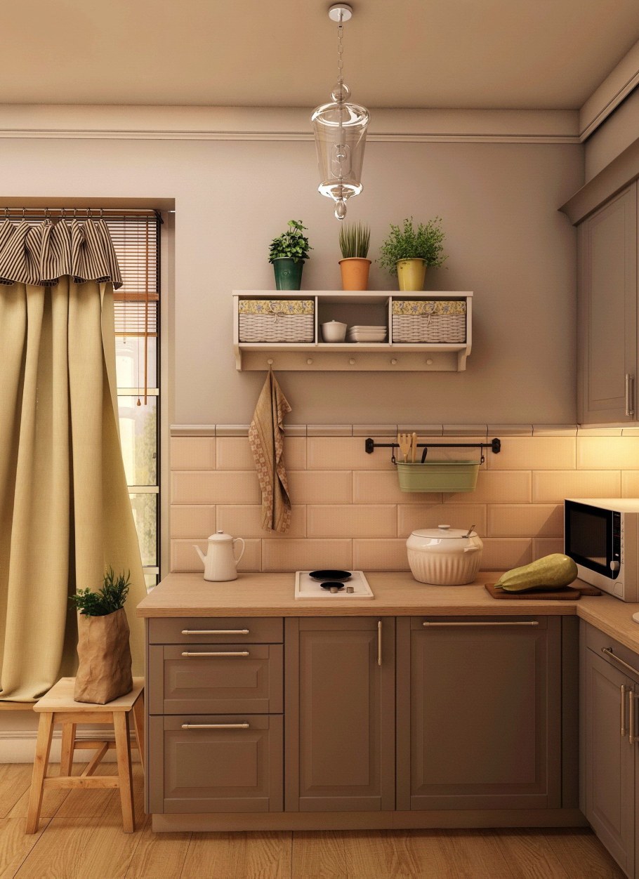 Маленькая уютная кухня