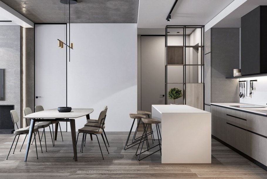 Кухня лофт Минимализм