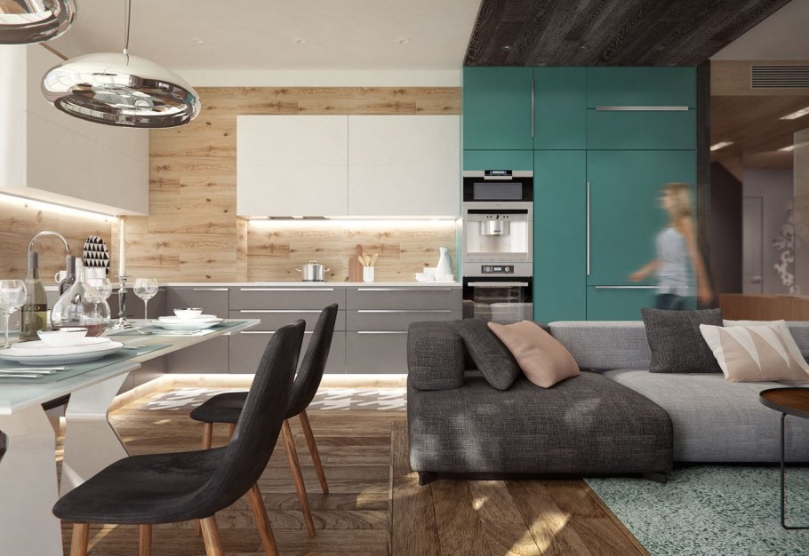 Кухня в стиле лаунж